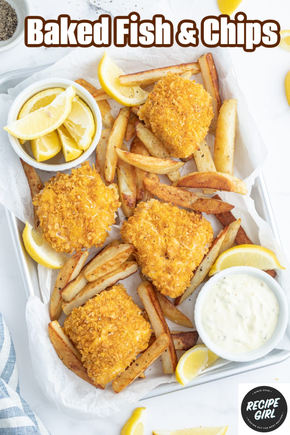 Baked Fish and Chips - Recipe Girl®