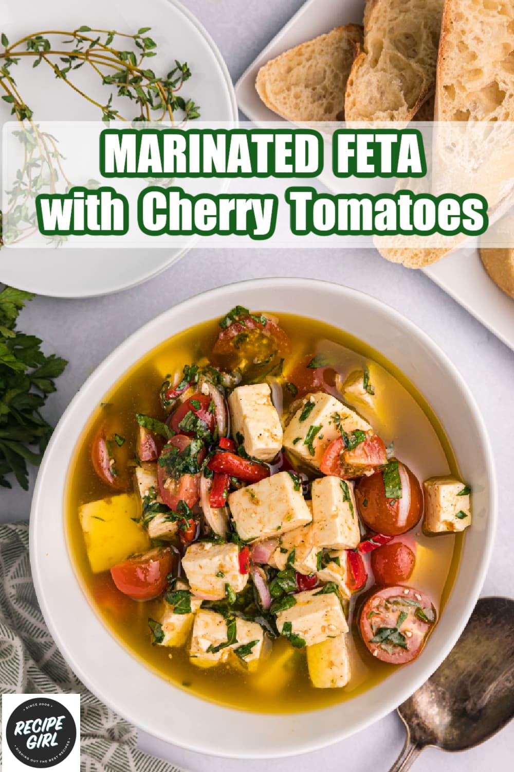 Marinated Feta with Cherry Tomatoes Recipe Girl®
