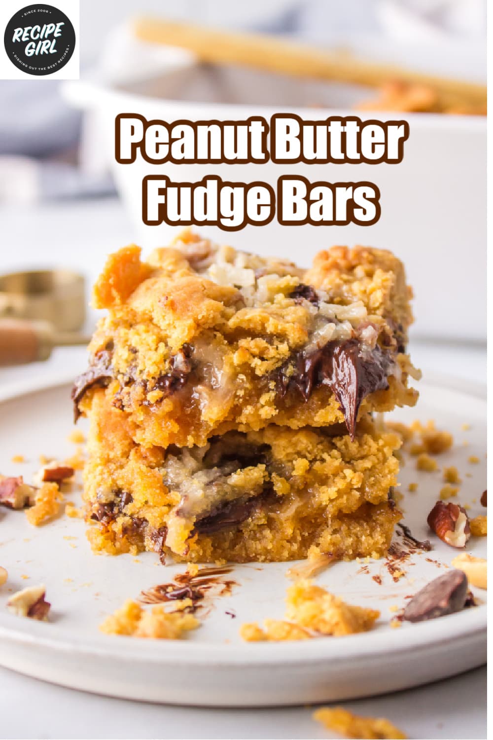 Peanut Butter Fudge Bars Recipe Girl®