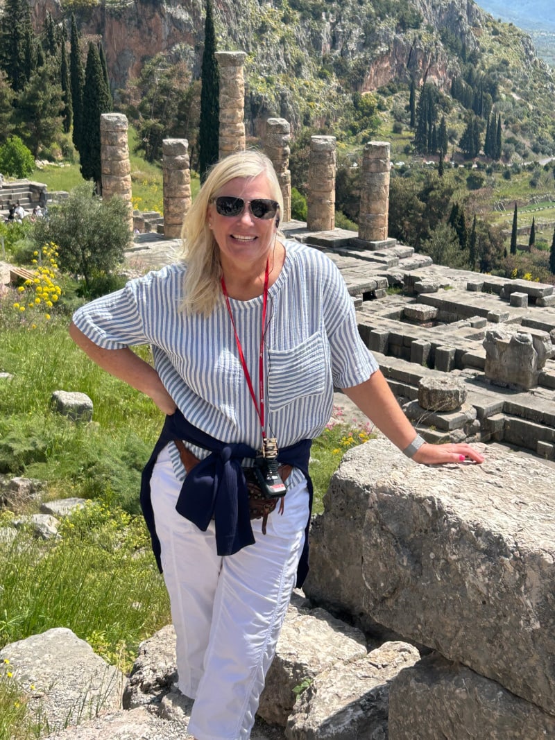 recipegirl in delphi ruins