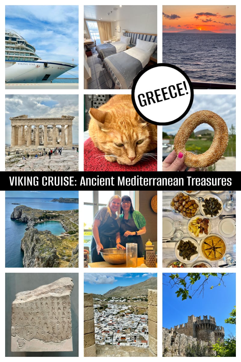 viking cruise collage of greece