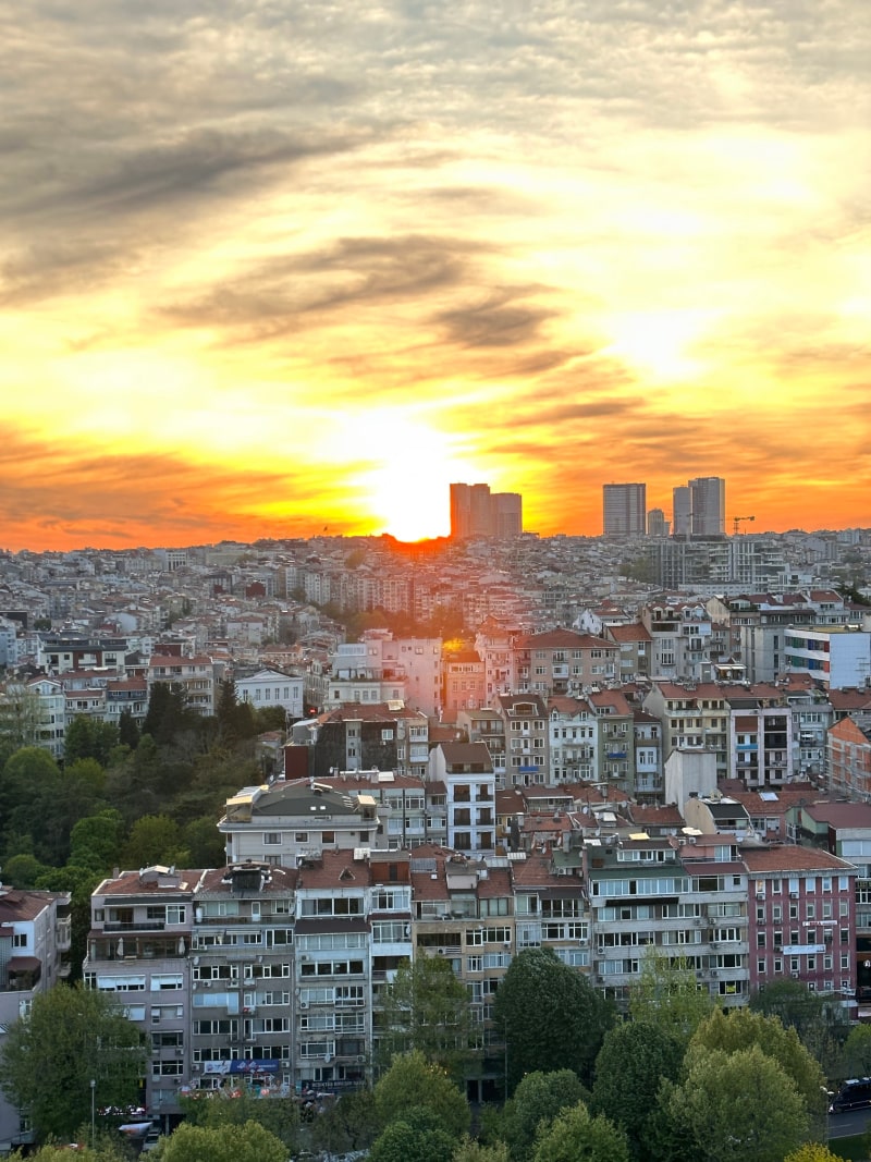 instanbul sunset