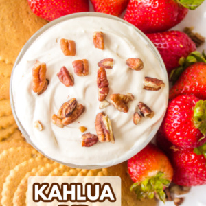 Pinterest image for Kahlua Dip