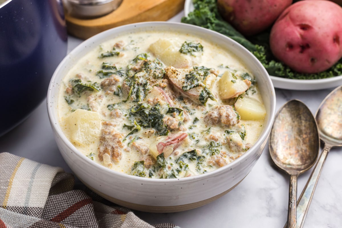 Potato Sausage and Kale Soup - Recipe Girl®