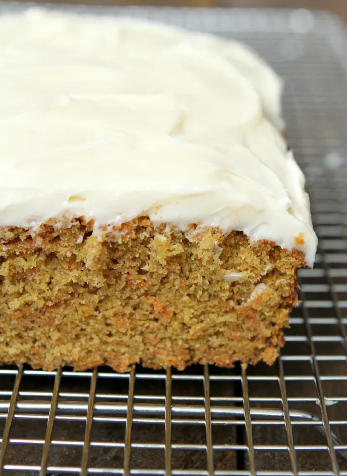 carrot loaf cake sliced open