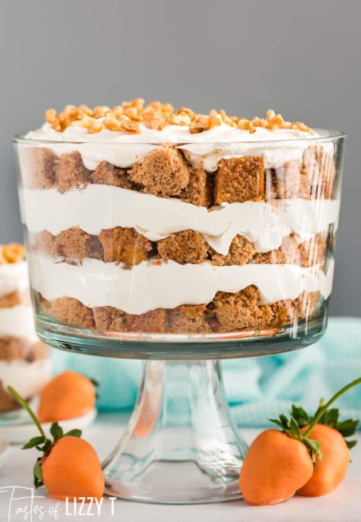cream cheese carrot cake trifle
