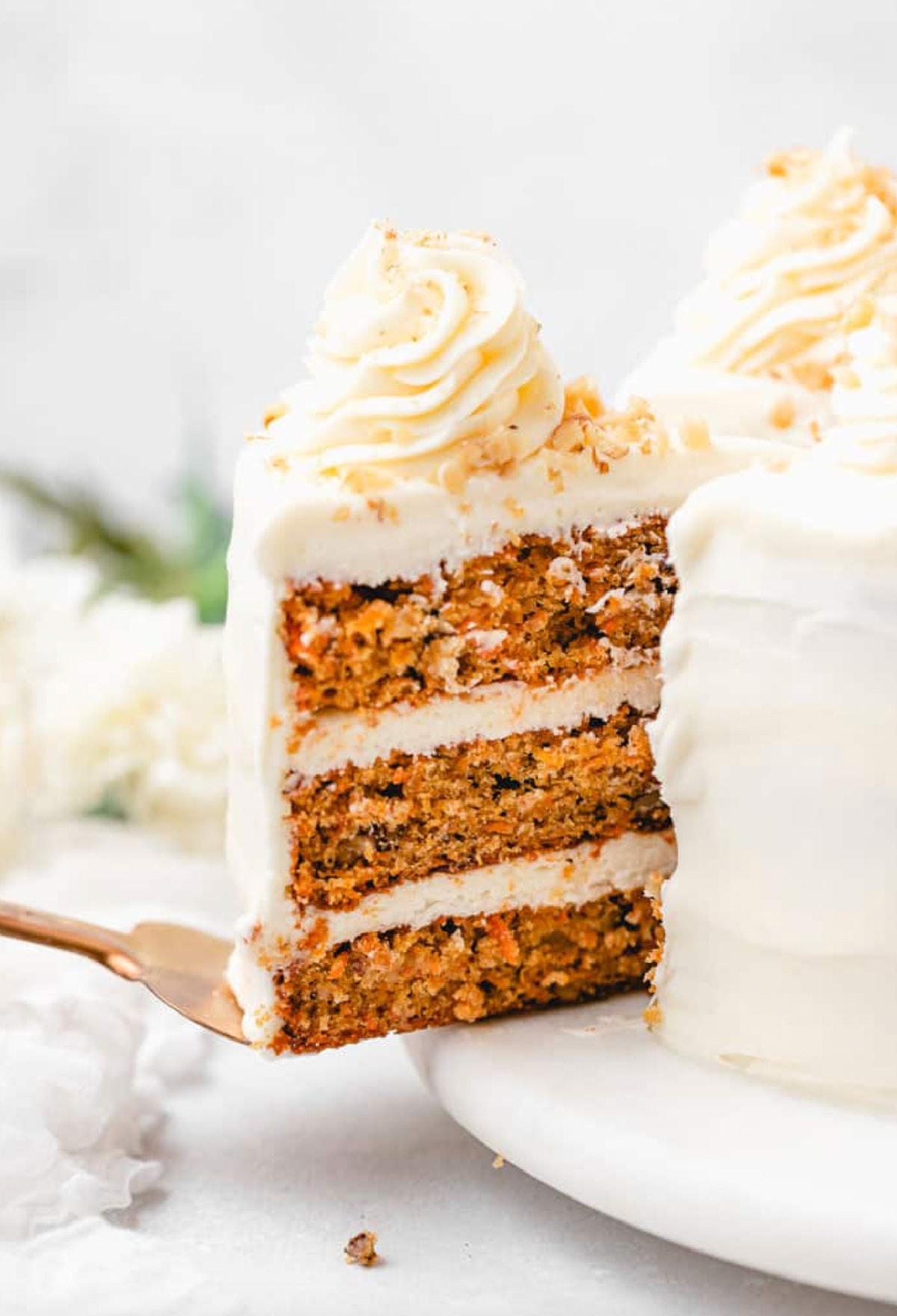 slice of grandbaby cakes carrot cake