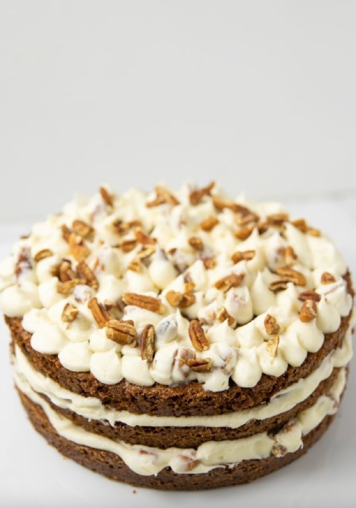 layered paula deen's carrot cake