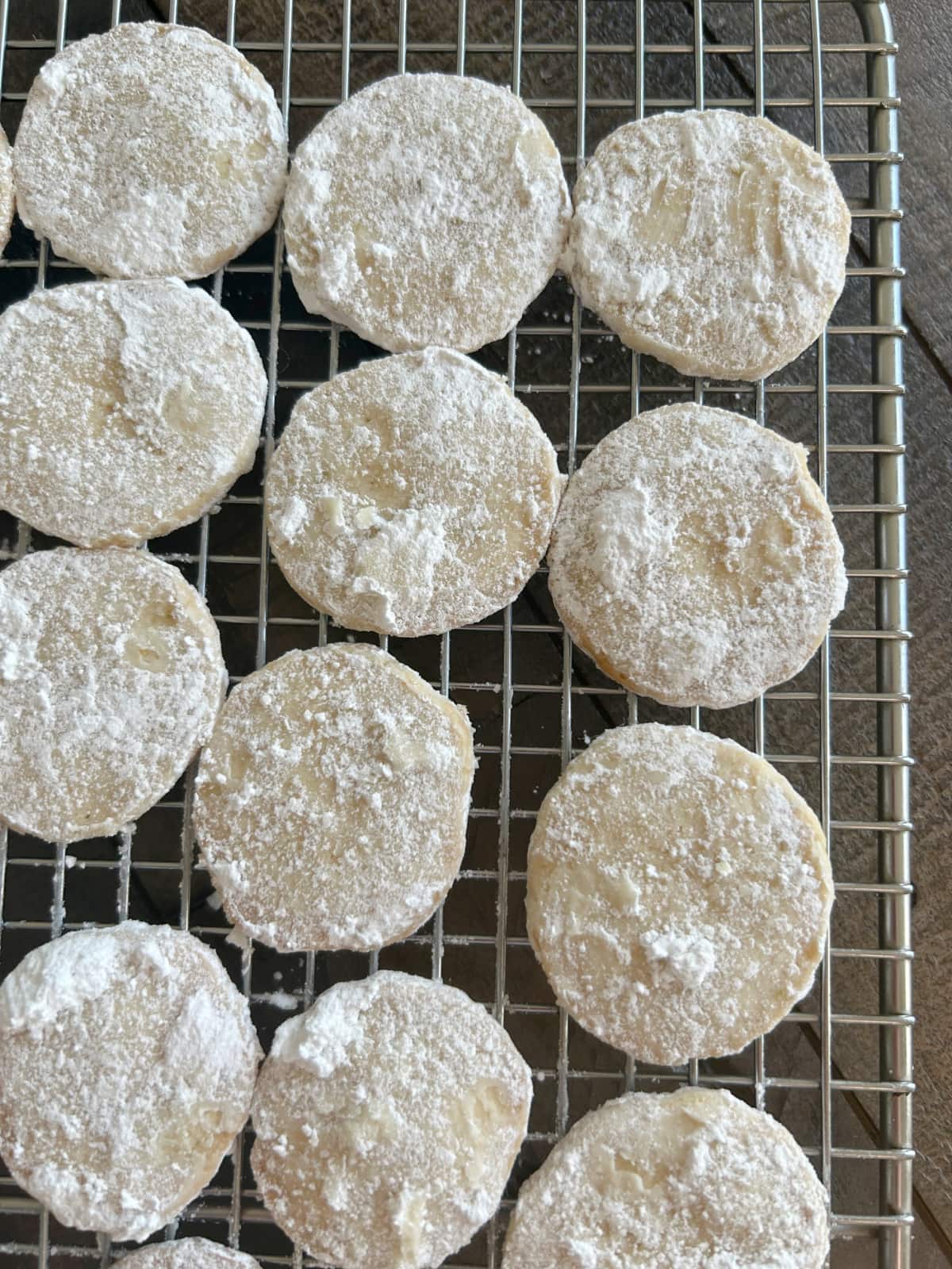 lime meltaways on cooling rack