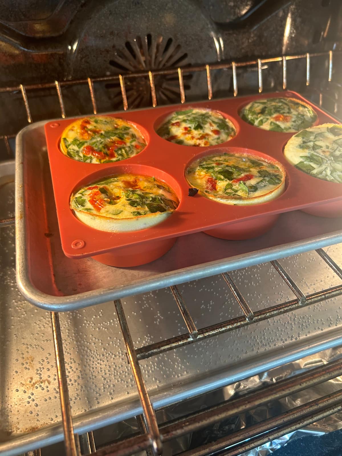 vegetarian egg bites in oven