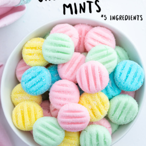 pinterest image for cream cheese mints
