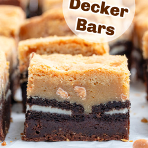 pinterest image for triple decker bars