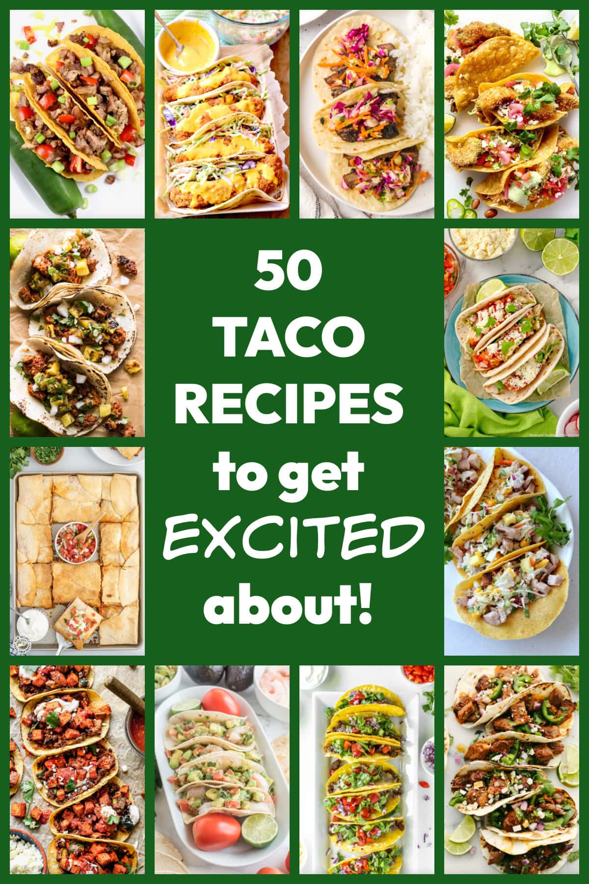 taco recipes collage