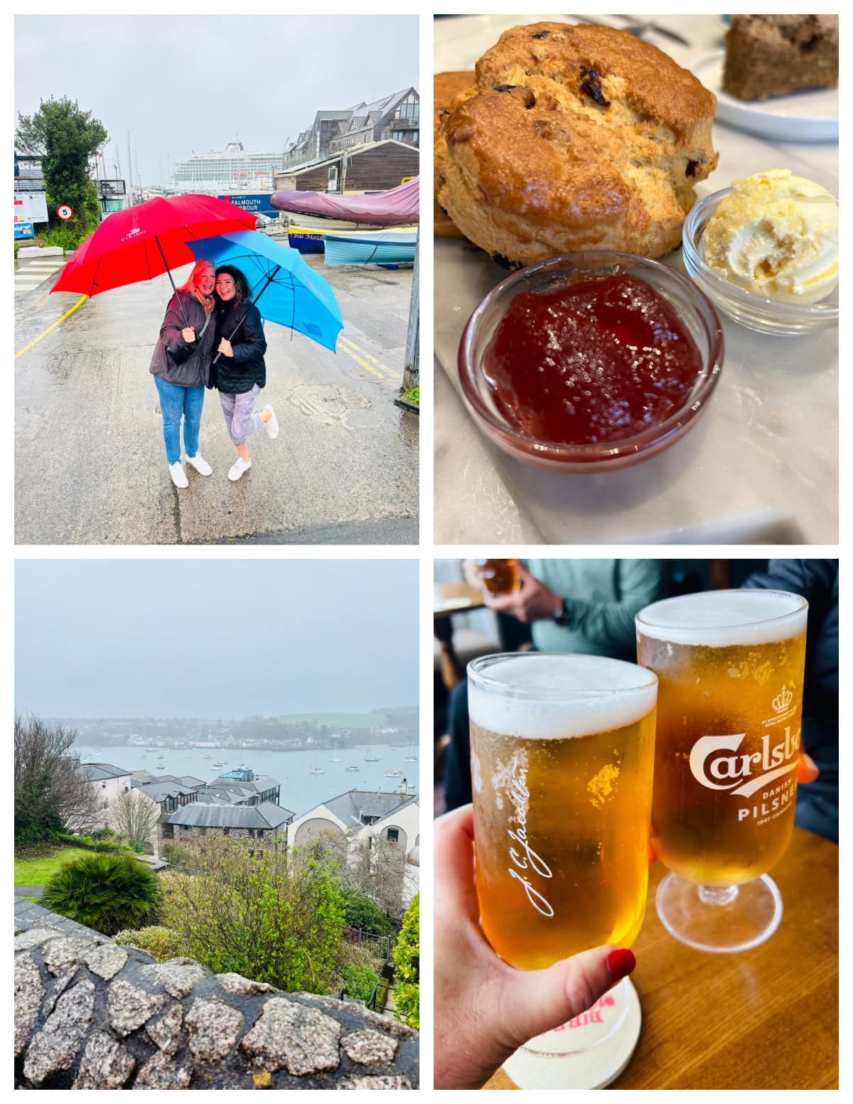 Viking Cruise: Barcelona to Bergen- the Trade Routes of the Middle Ages - a review with lots of photographs on RecipeGirl.com four photos of vacationing in england