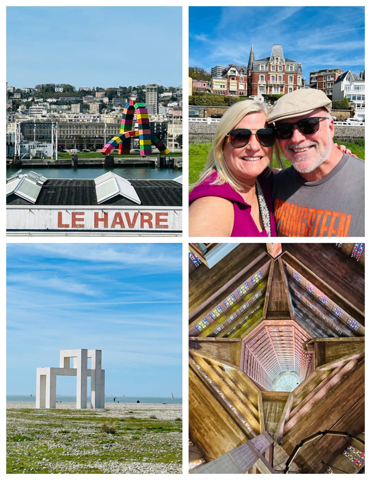 Viking Cruise: Barcelona to Bergen- the Trade Routes of the Middle Ages - a review with lots of photographs on RecipeGirl.com four photos of a day in le havre