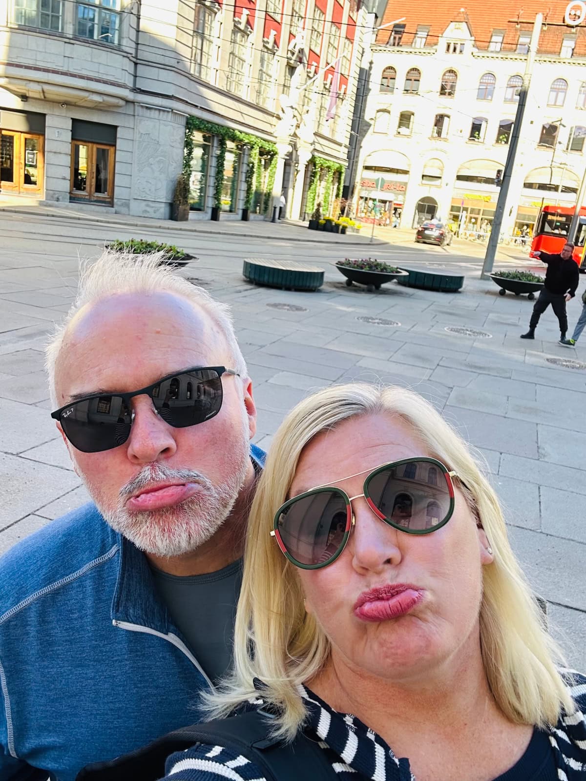 Viking Cruise: Barcelona to Bergen- the Trade Routes of the Middle Ages - a review with lots of photographs on RecipeGirl.com lori and brian sad trip is ending