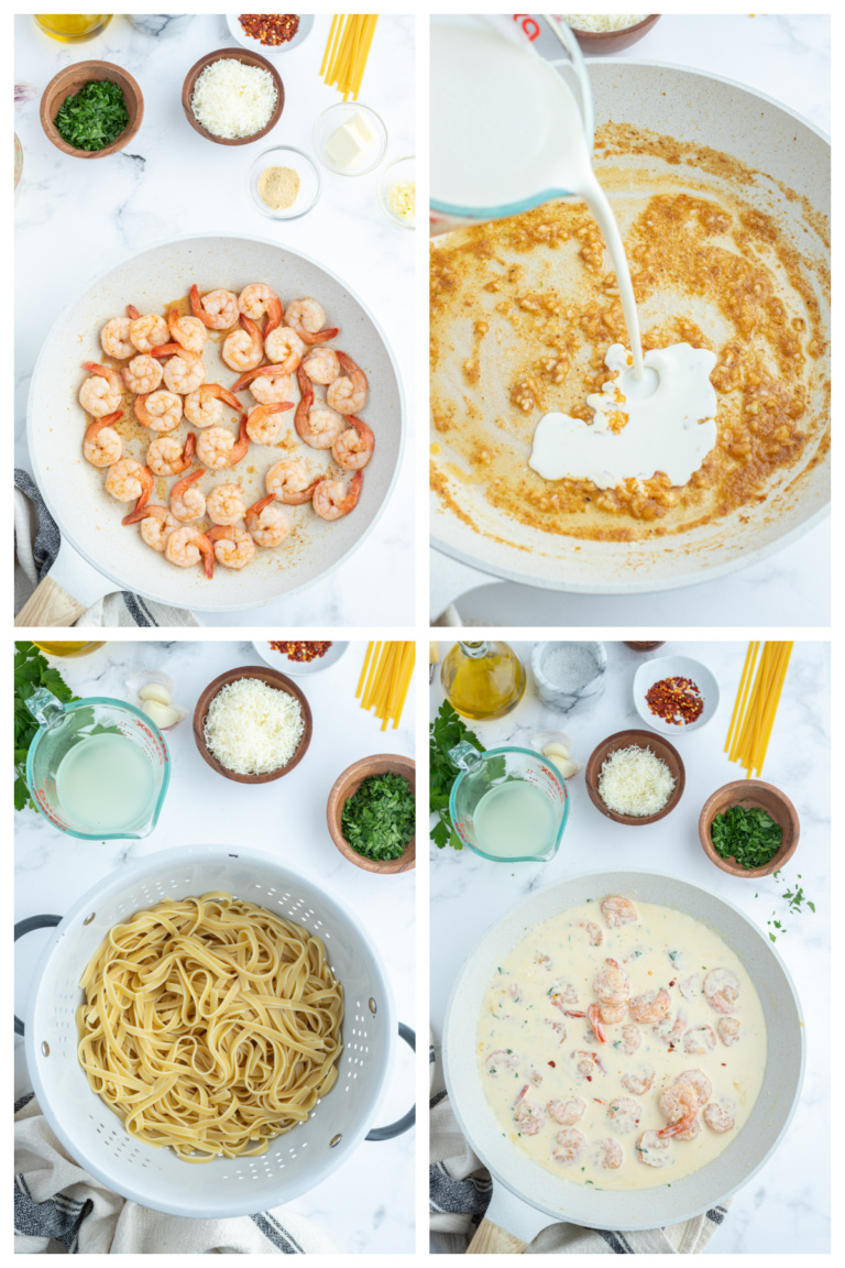 Shrimp Scampi Alfredo - Recipe Girl®