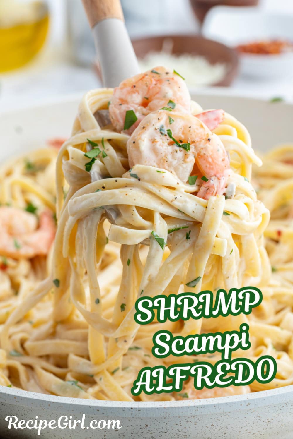 Shrimp Scampi Alfredo - Recipe Girl®