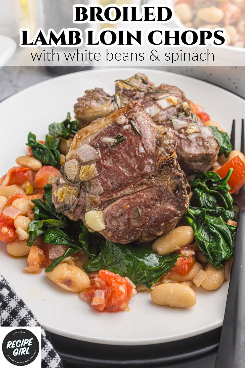 Broiled Lamb Loin Chops - Recipe Girl®