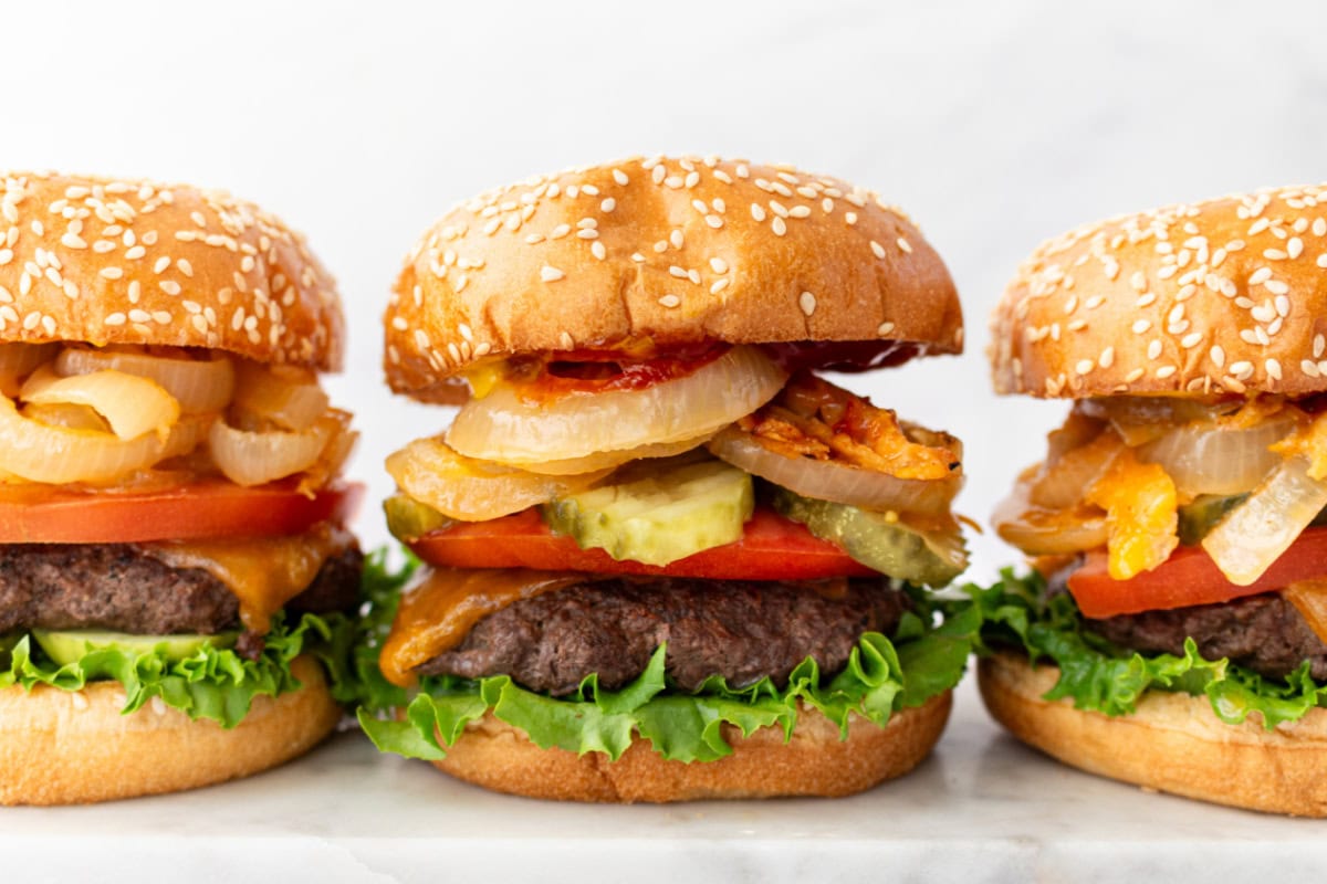 three tennessee onion burgers