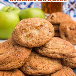 pinterest image for apple snickerdoodles