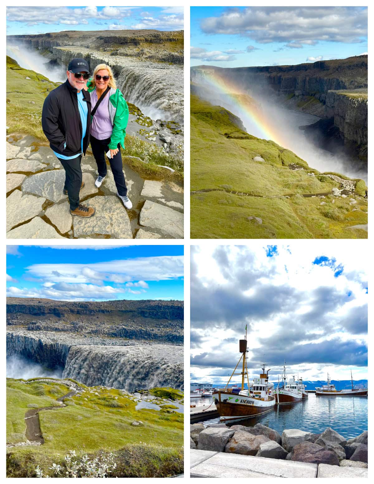 viking cruise ship diamonds of the north tour collage