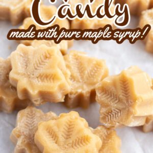 pinterest image for maple candy