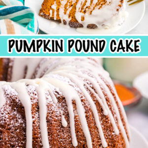 pinterest image for pumpkin pound cake