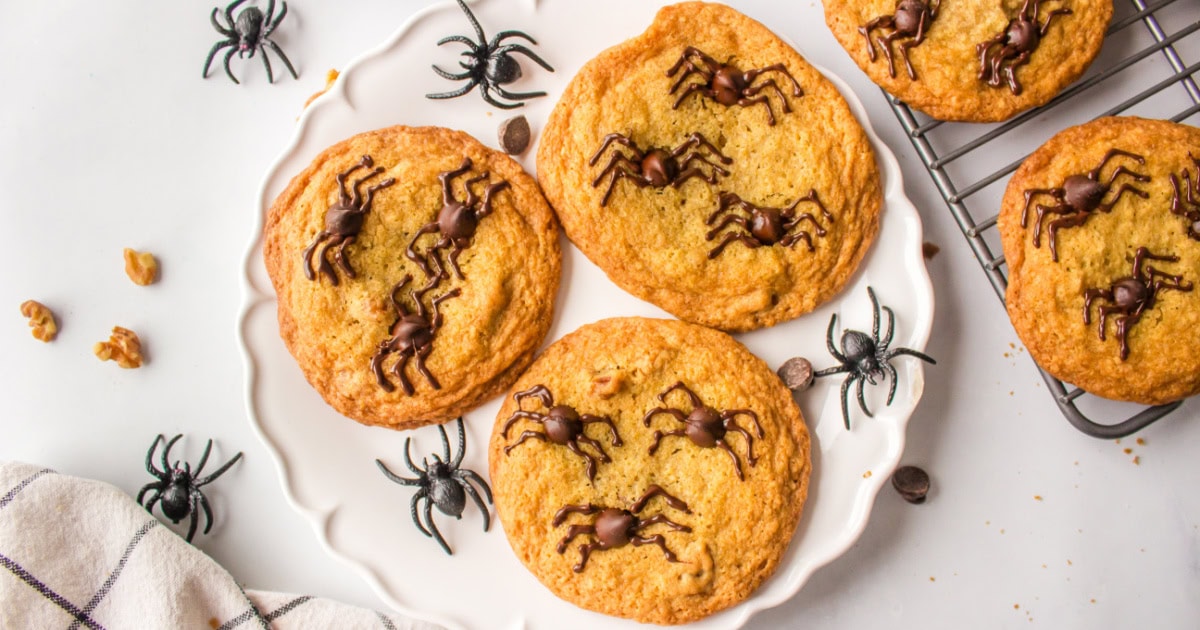 Halloween Spider Cookies