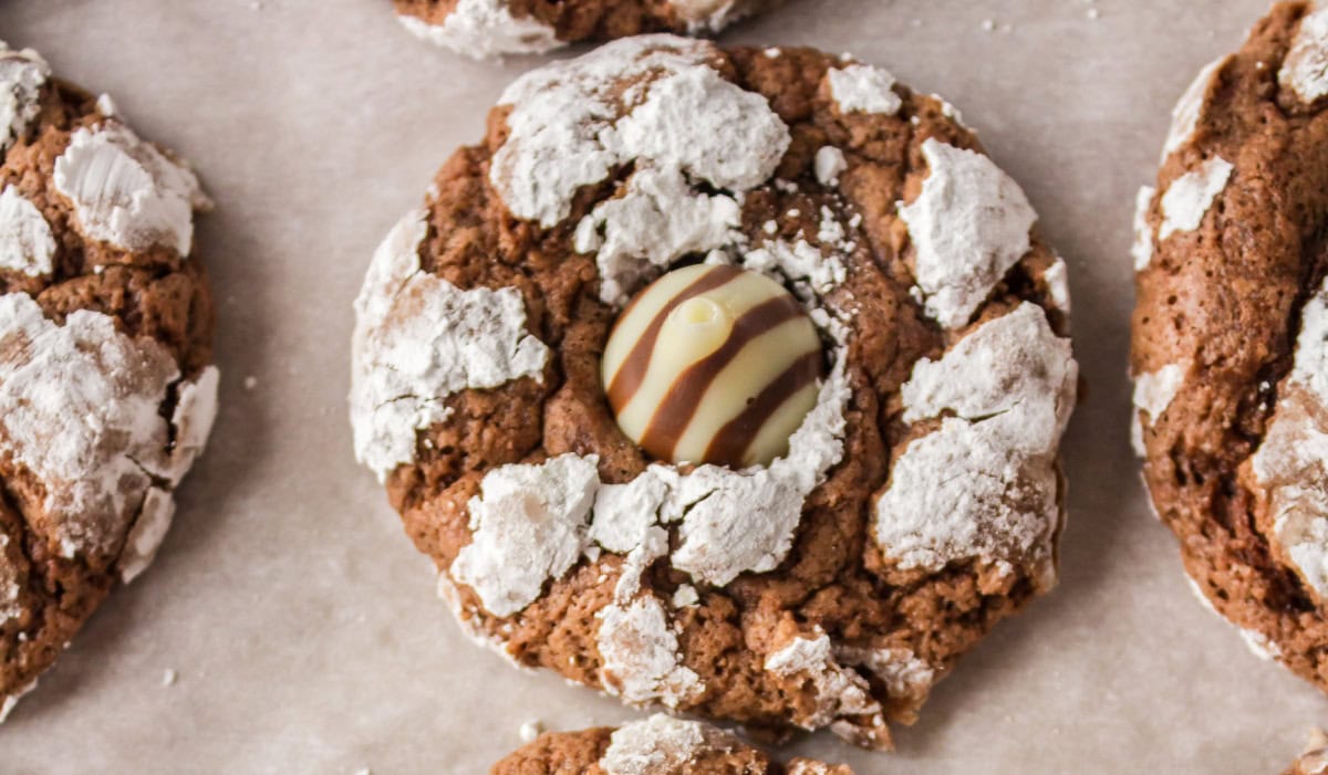 Chocolate Chocolate Kiss Cookies