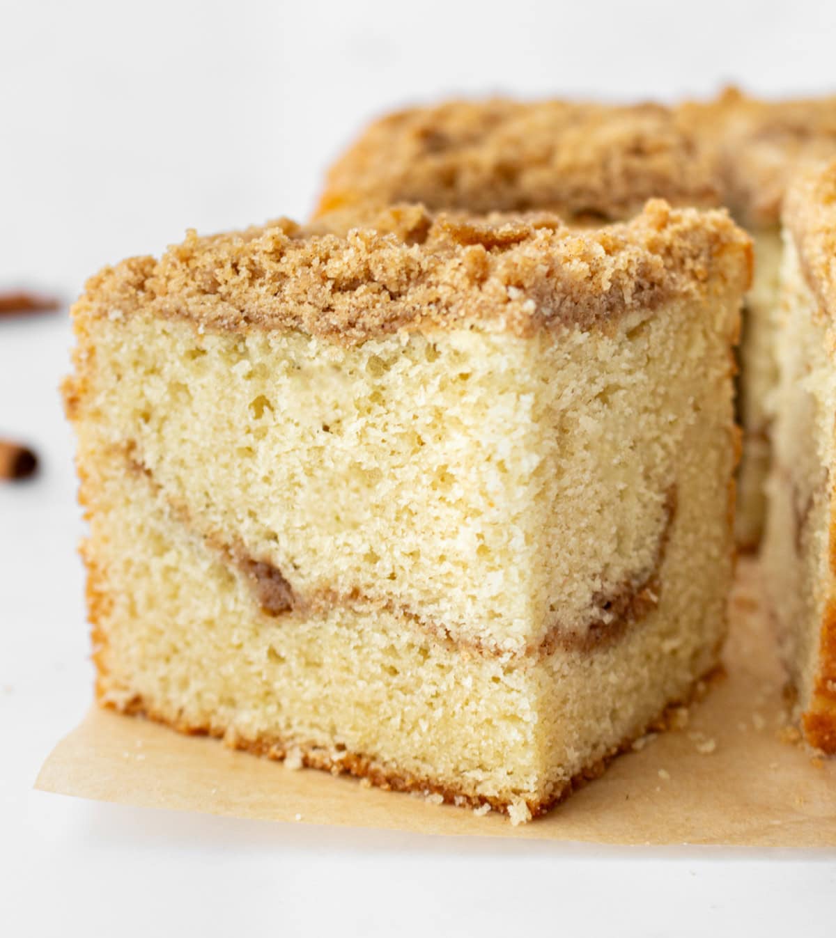 slice of starbucks cinnamon coffee cake