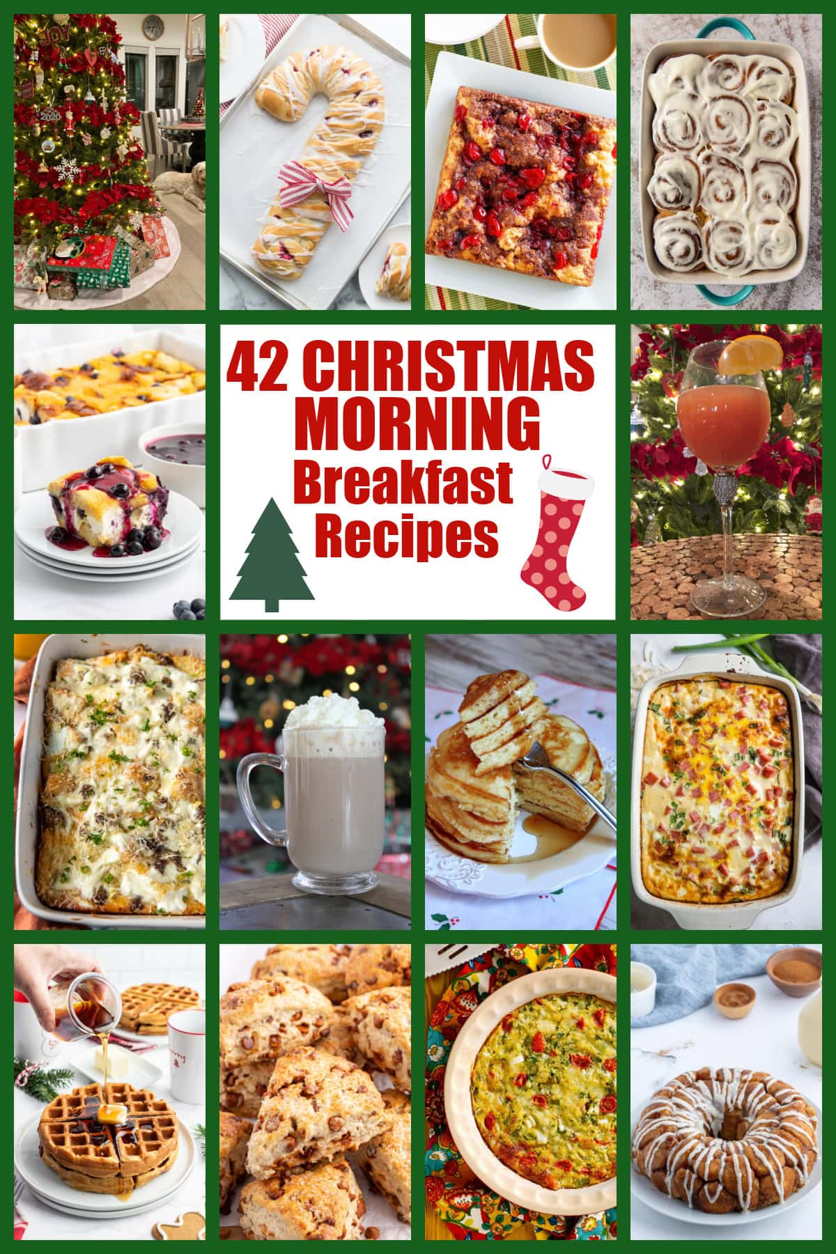 collage 42 christmas morning breakfast recipes