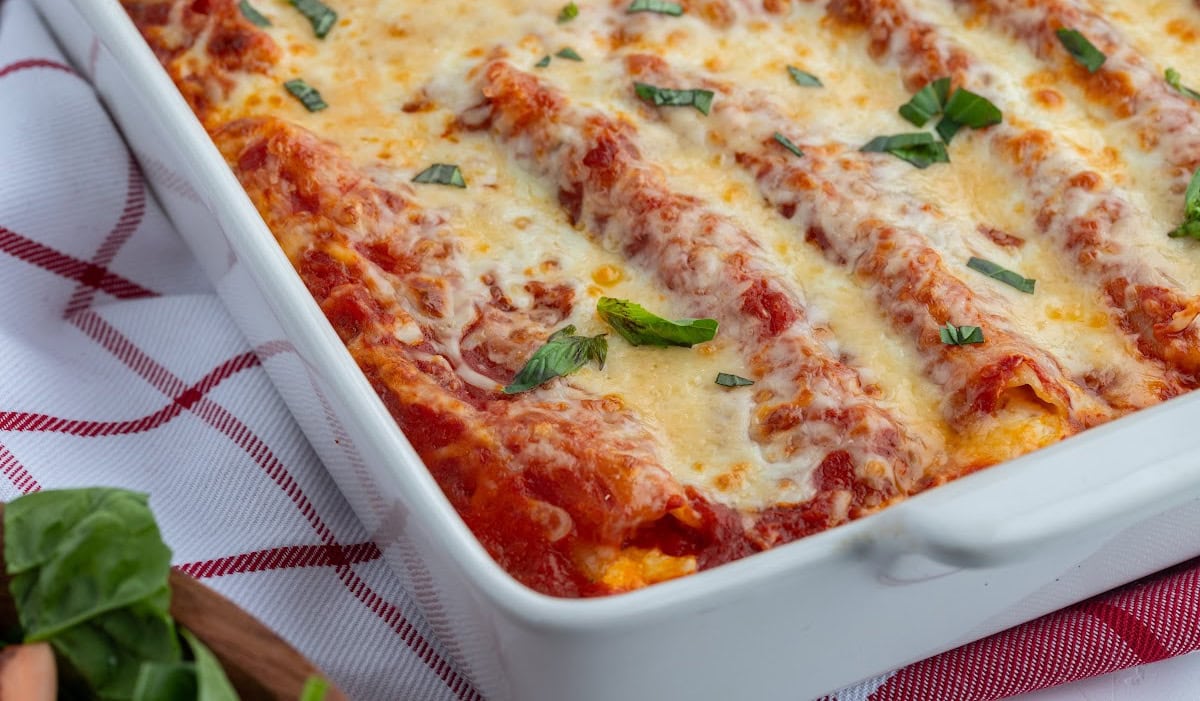 Cheese Manicotti