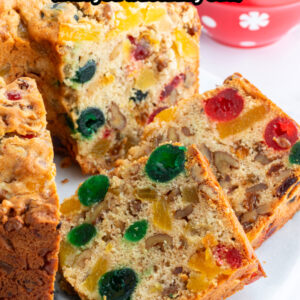 pinterest pin for fruitcake