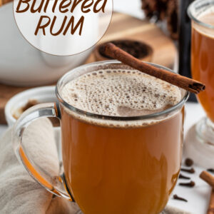 pinterest image for hot buttered rum