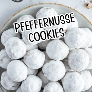pinterest pin for pfeffernusse cookies