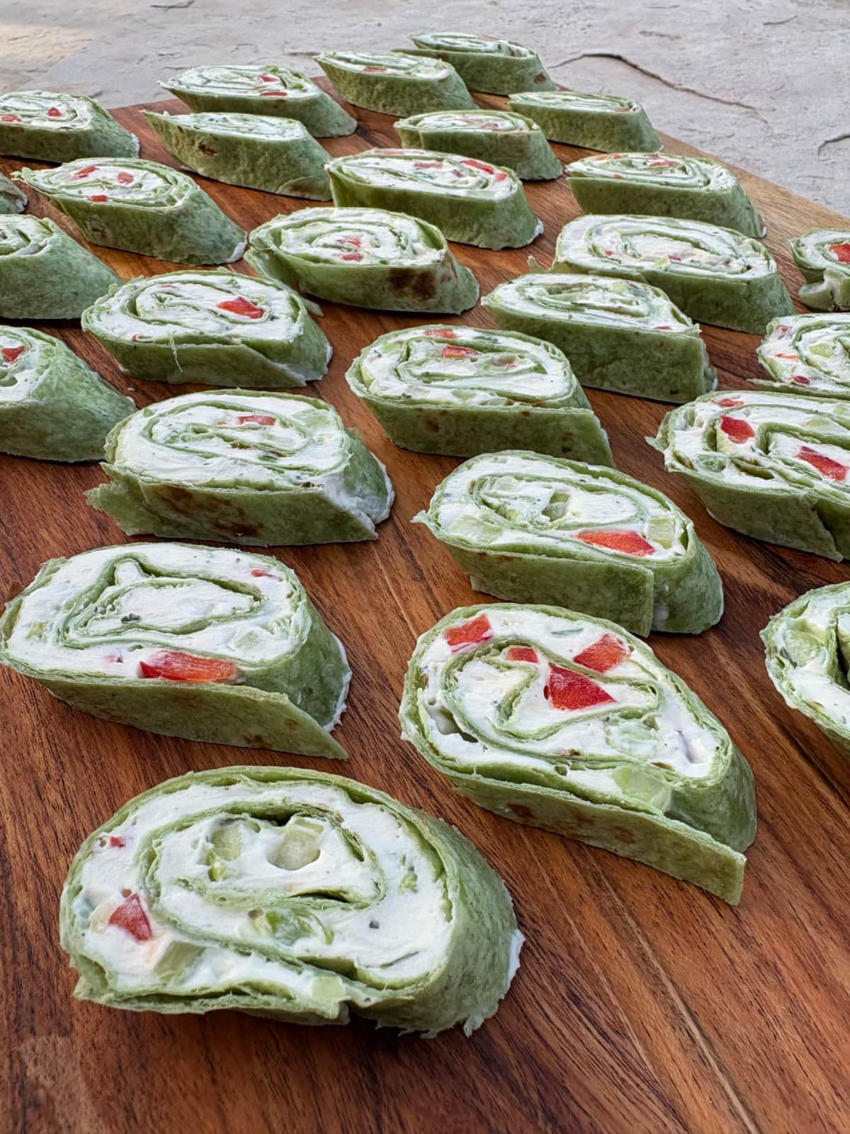 cream cheese ranch pinwheel appetizers
