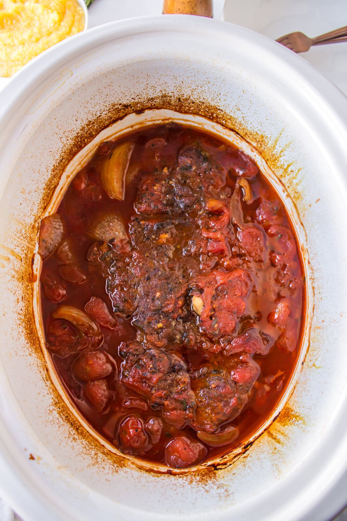 slow cooker italian pot roast in insert