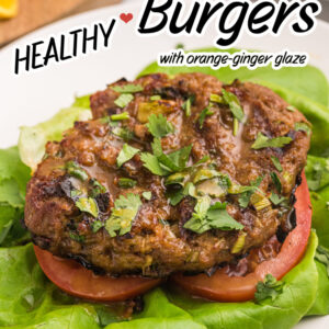 pinterest pin for healthy turkey burgers