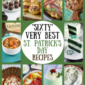 pinterest pin for st patricks day recipes collage