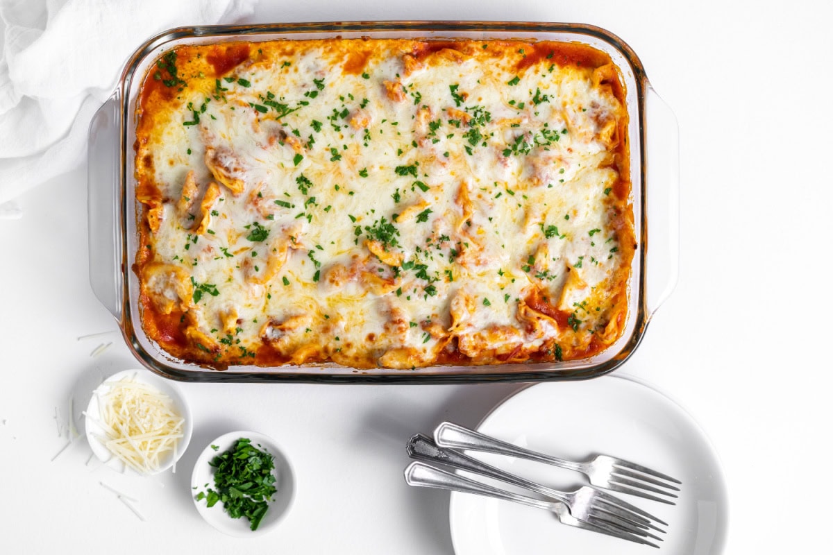baked tortellini casserole