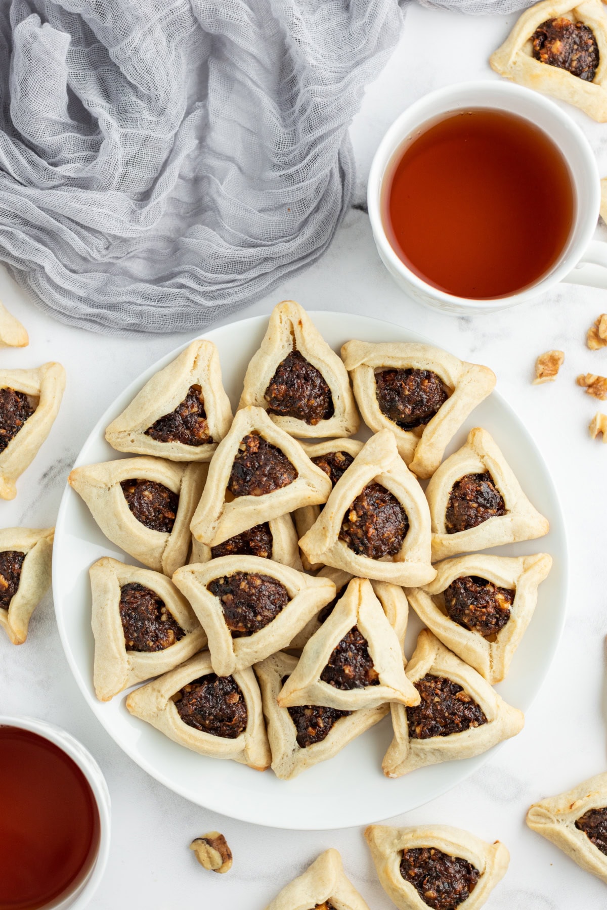 hamantaschen on a plate