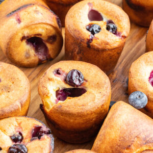 blueberry popovers