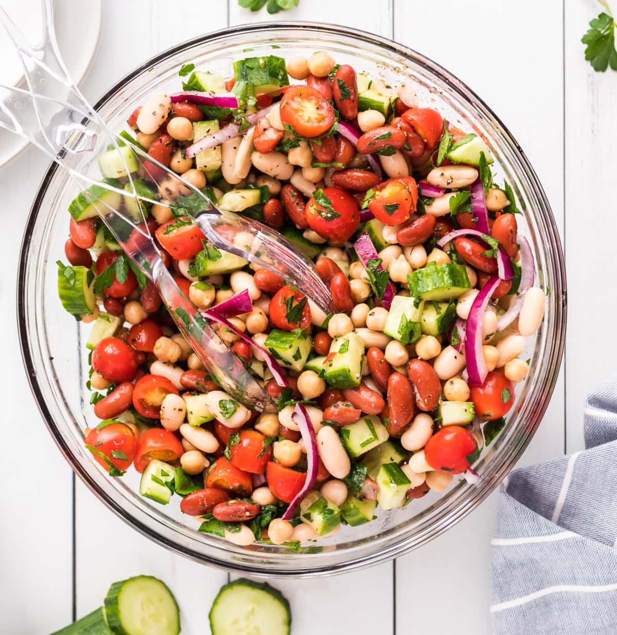 bowl of 3 bean salad