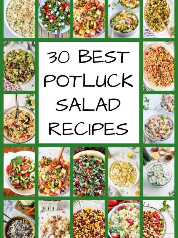 best potluck salad recipes collage