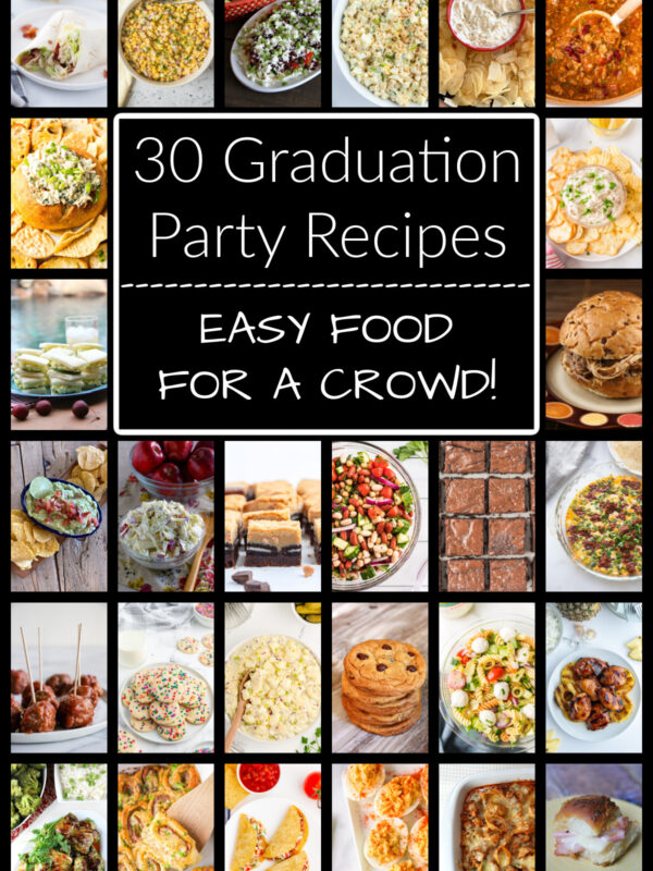 graduation party recipes collage
