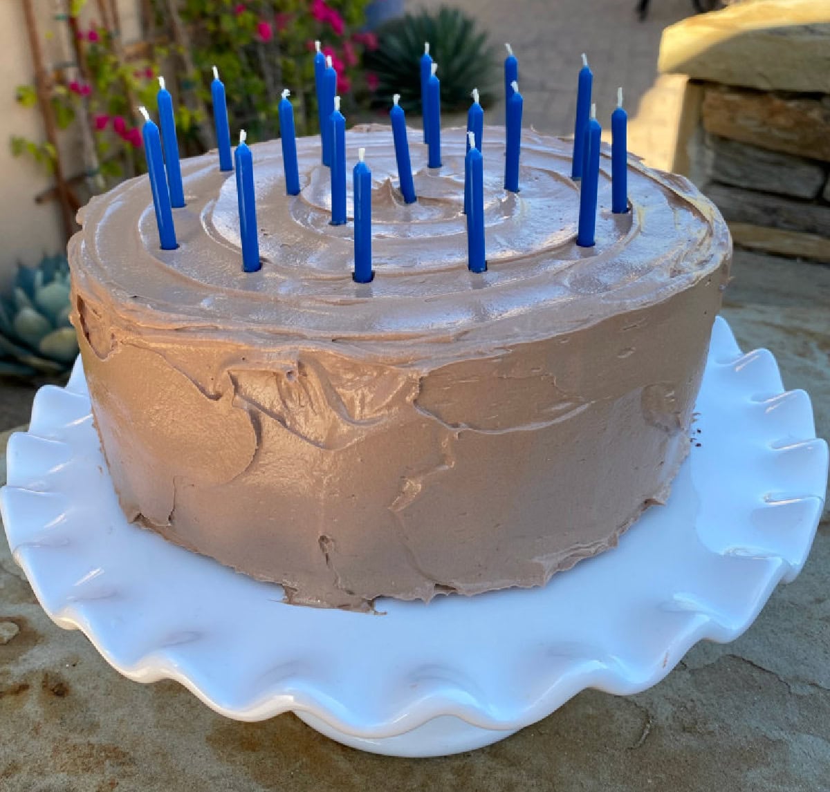 The best birthday cake recipes including layer cakes, bundt cakes, snack cakes and sheet cakes. So many fun and delicious ideas! chocolate cake with candles