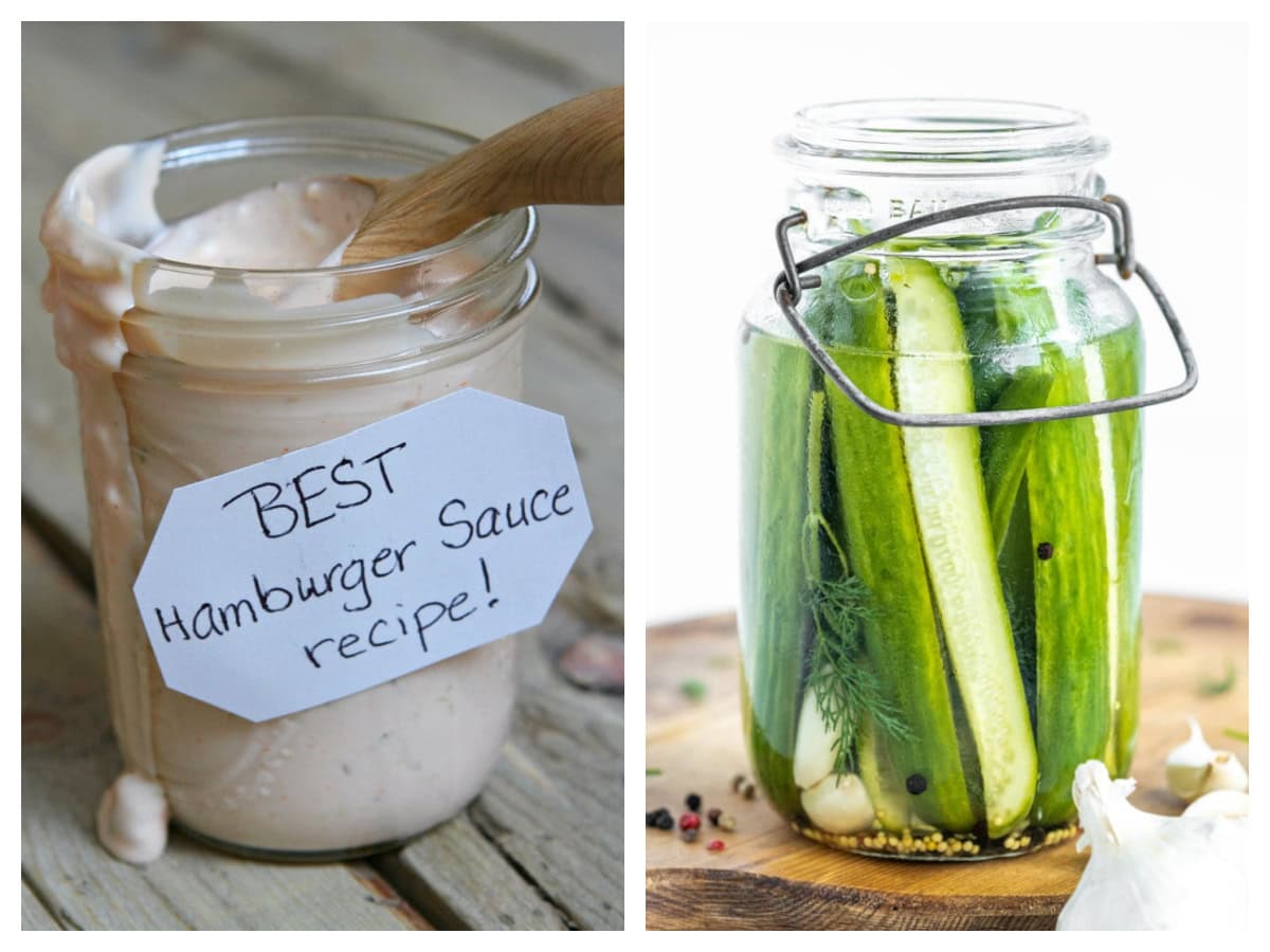 burger condiments
