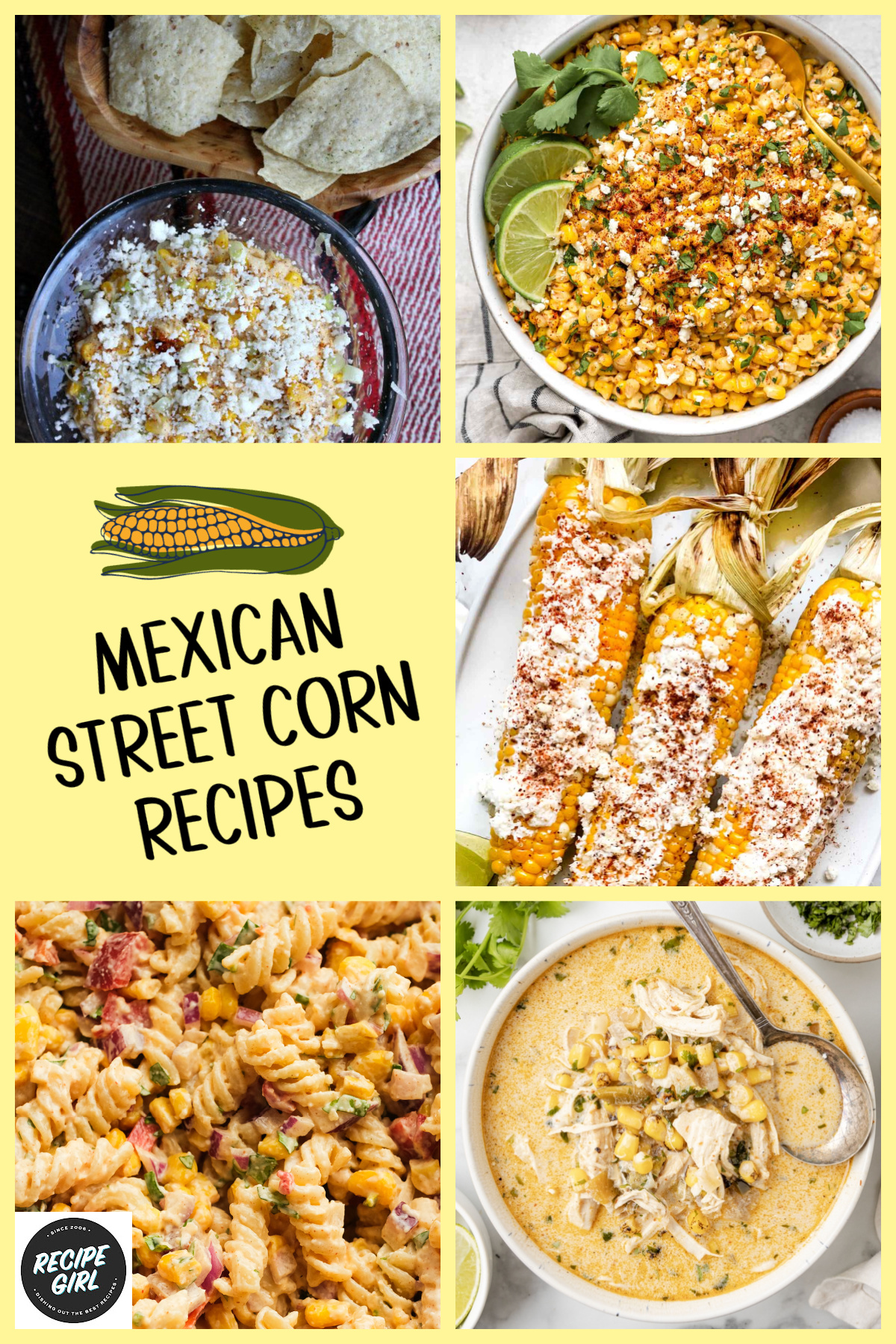 Looking for the best fresh corn recipes? This collection of 45 easy recipes using fresh corn and corn on the cob includes salads, casseroles, soups, side dishes, appetizers, grilled corn, pasta, and more. Whether you're using sweet summer corn from the farmers market or fresh-picked corn on the cob, you'll find plenty of delicious ideas for every meal! collage of mexican street corn recipes