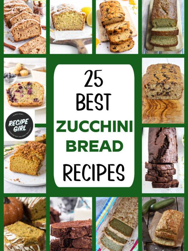 collage best zucchini bread recipes